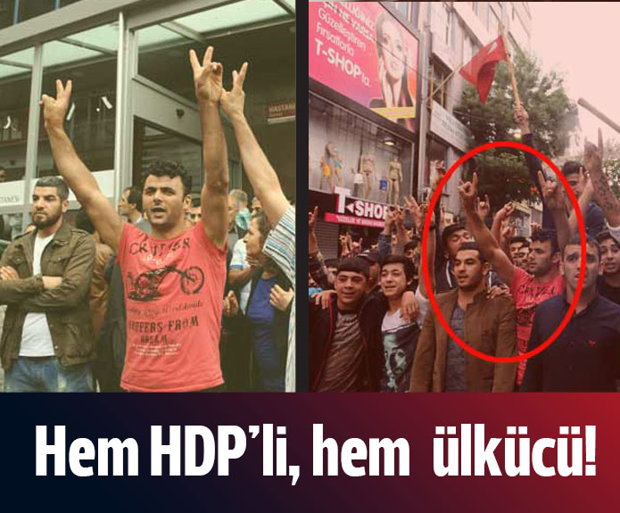 Gaziosmanpaşa’da hem HDP’li, hem ülkücü bir adam!