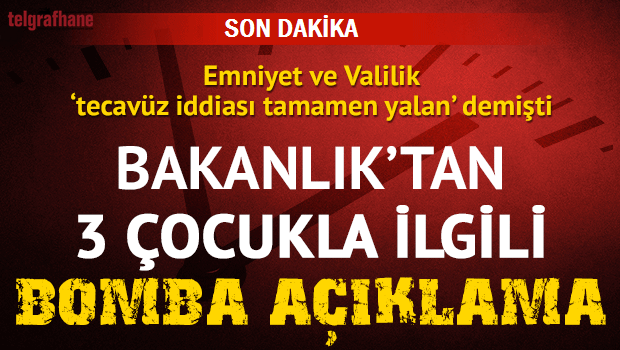 Diyarbakır’da ‘üç çocuğa tecavüz’ iddiası ile ilgili Bakanlık’tan şok açıklama